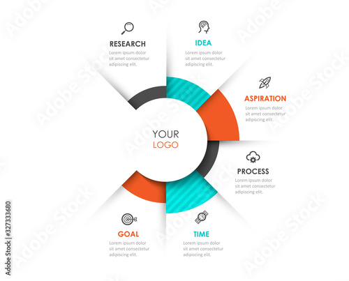 Vector infographic template