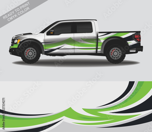 Car wrap decal design vector, custom livery race rally car vehicle sticker and tinting.