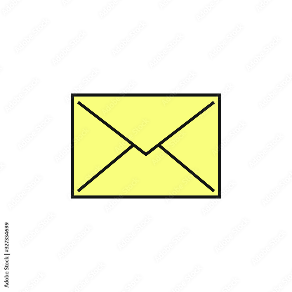 vector icon, letter on white background vector icon, letter on white background