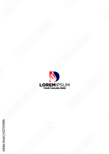 Letter D Oil Logo Free Download Letter D Oil Logo - GFXLoad