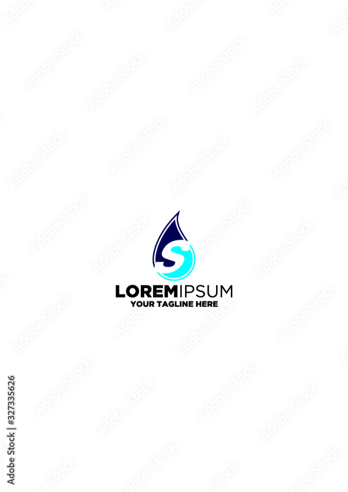Letter S Oil Gass Logo Letter S Oil Gass Logo