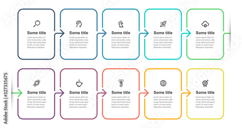 Vector infographic template