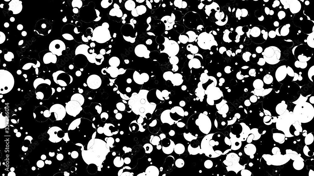 3D rendering of an abstract strict futuristic and stylish black and white composition 3D rendering of an abstract strict futuristic and stylish black and white composition