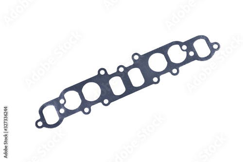 Photos car manifold gasket paronite inline auto parts on white background