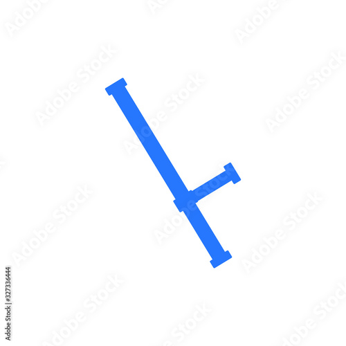 vector icon, police baton white background