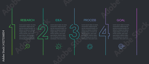 Vector infographic template