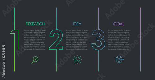 Vector infographic template