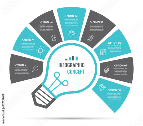 Vector infographic template