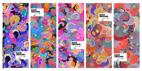 colorful abstract batik ethnic background for banner, poster, cover,  and fabric print