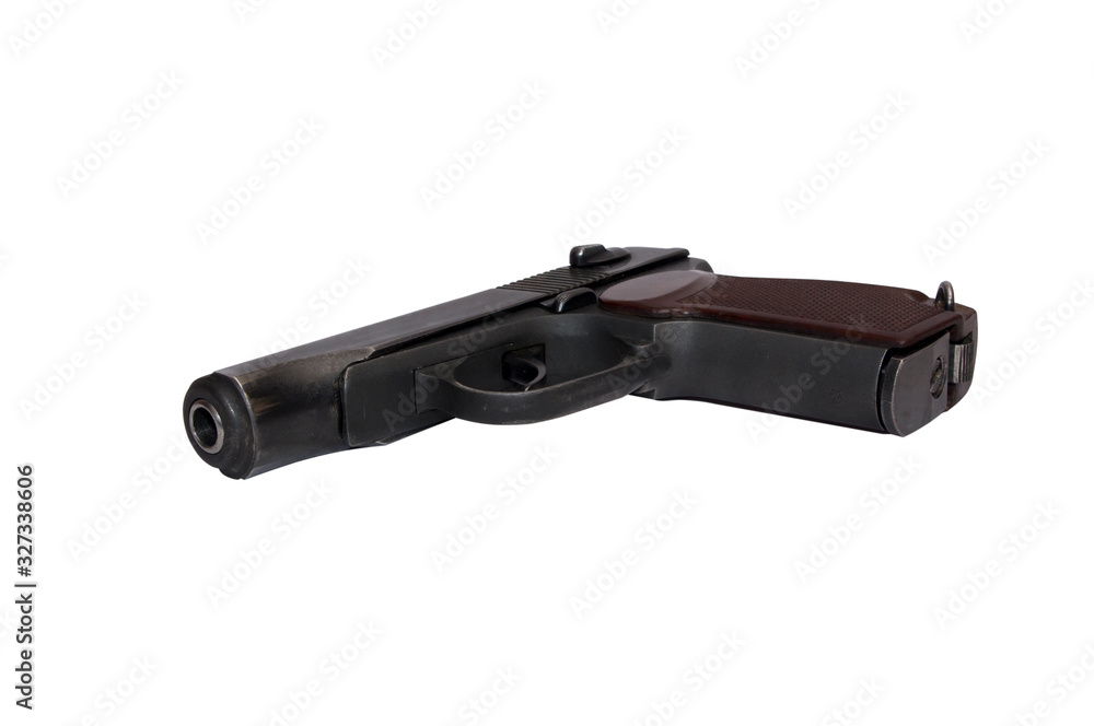The Makarov pistol. Isolated image The Makarov pistol. Isolated image