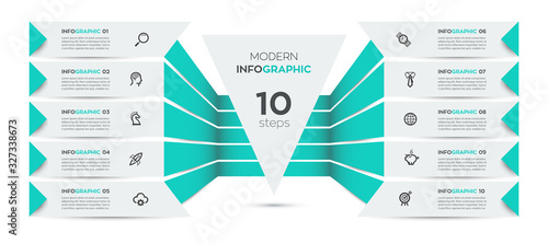 Vector infographic template
