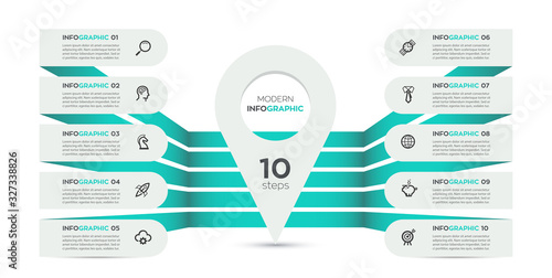 Vector infographic template