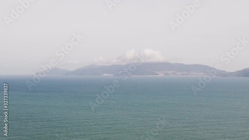 Nha Trang top view of the city and the sea