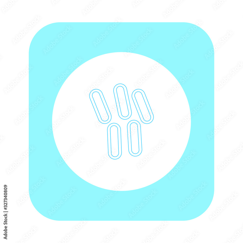 virus vector icon on white background virus vector icon on white background