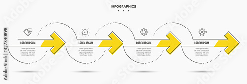 Vector infographic template