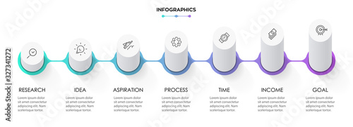 Vector infographic template