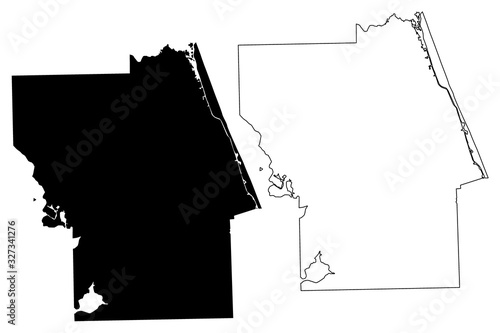 Obraz na plátně Flagler County, Florida (U