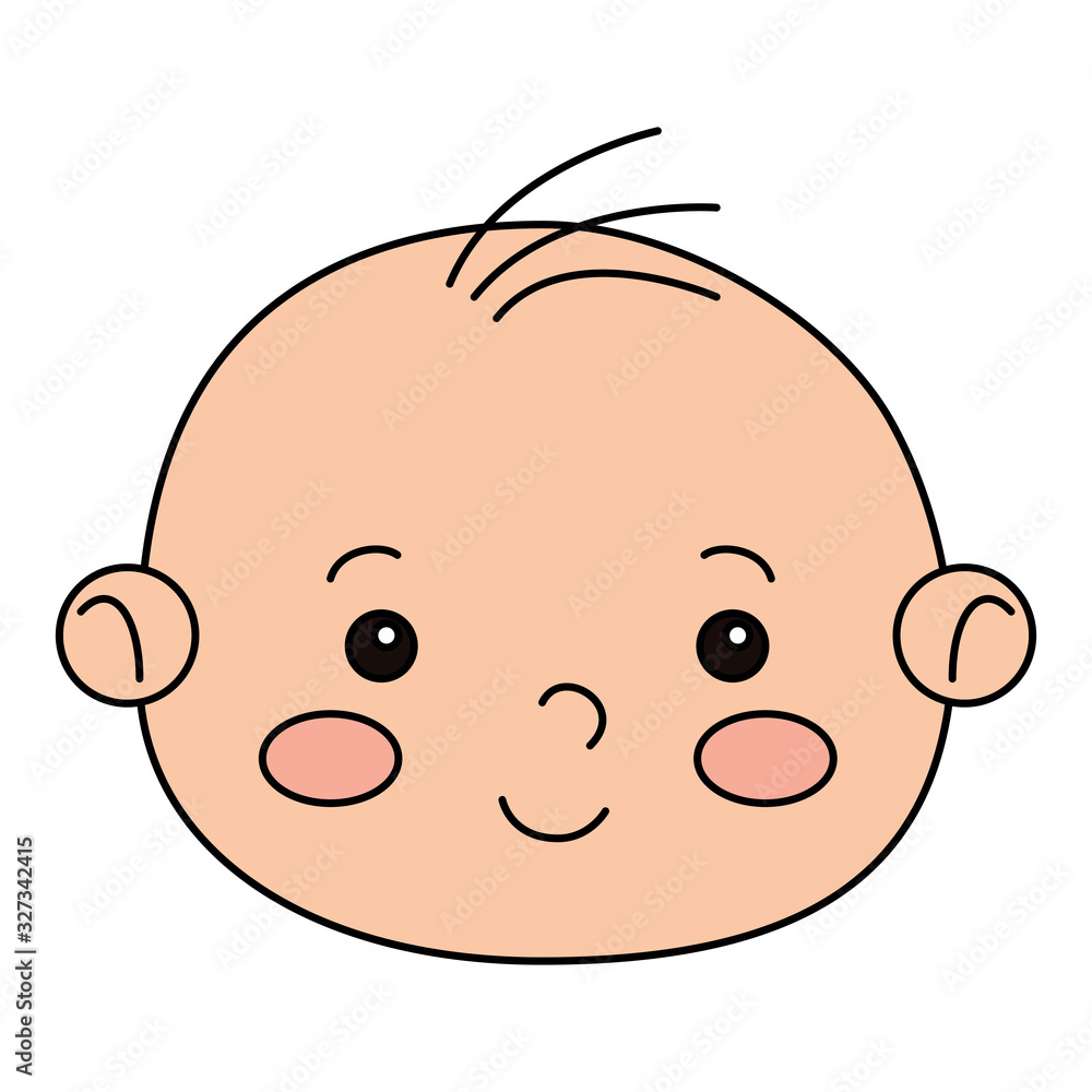 face of cute little baby boy isolated icon vector illustration design face of cute little baby boy isolated icon vector illustration design