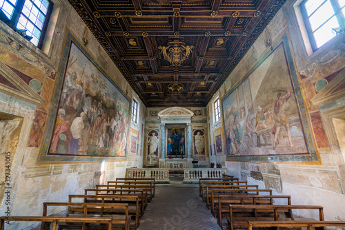 Photos Oratory of Sant'Andrea al Celio in Rome, Italy.