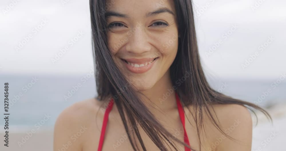 Beautiful model posing in bikini Beautiful model posing in bikini