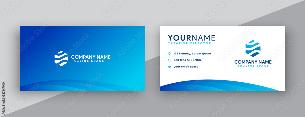 abstract modern blue gradient business card designs abstract modern blue gradient business card designs
