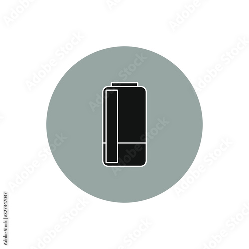 smart speaker vector icon on white background