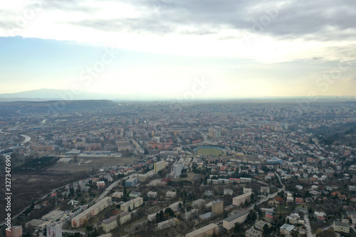 Aerial view of Kosice city in Slovakia © Peter