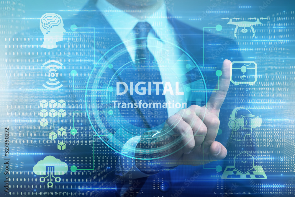 Digital transformation and digitalization technology concept Digital transformation and digitalization technology concept