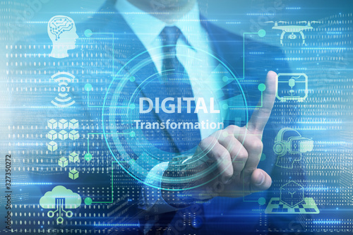 Digital transformation and digitalization technology concept