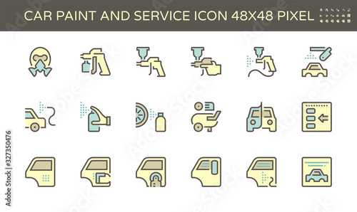 car paint icon