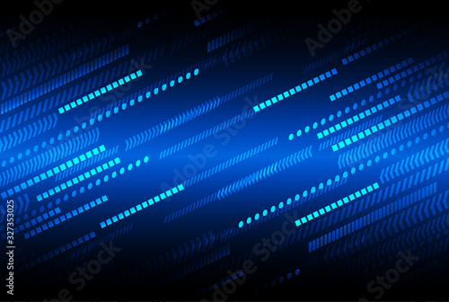 , blue light abstract