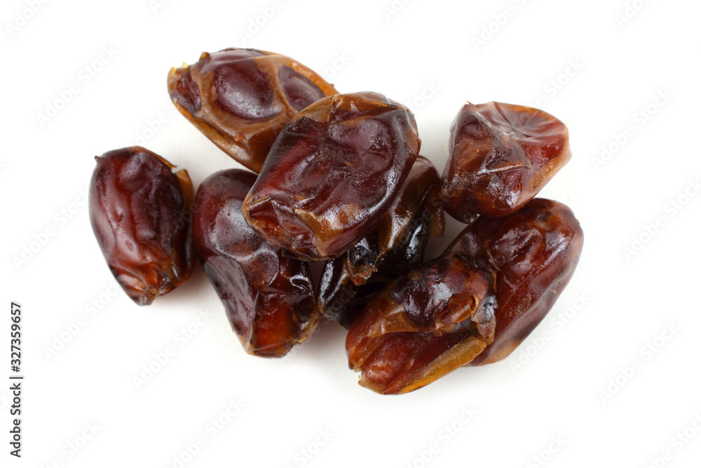 Date fruits isolated on white Date fruits isolated on white