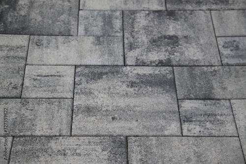 Stones geometric pavement path way 
