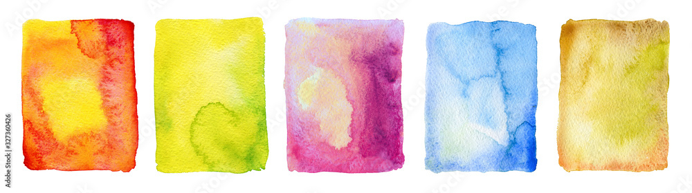 Obraz Abstract watercolor painted backgrounds.