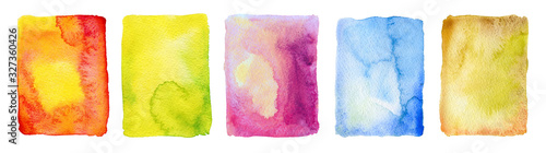 Obraz na płótnie Abstract watercolor painted backgrounds.