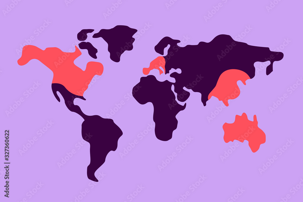 world map ,Perfect for backgrounds, backdrop, poster, label, business ...