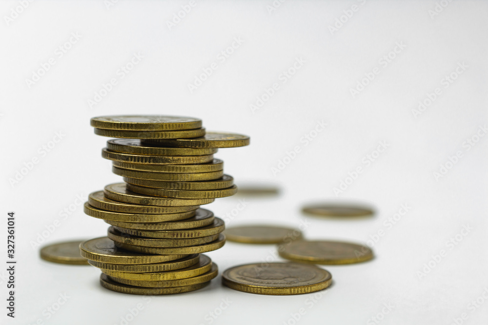 Saving money concept with money coin stack. financial and accounting concept. Saving money concept with money coin stack. financial and accounting concept.