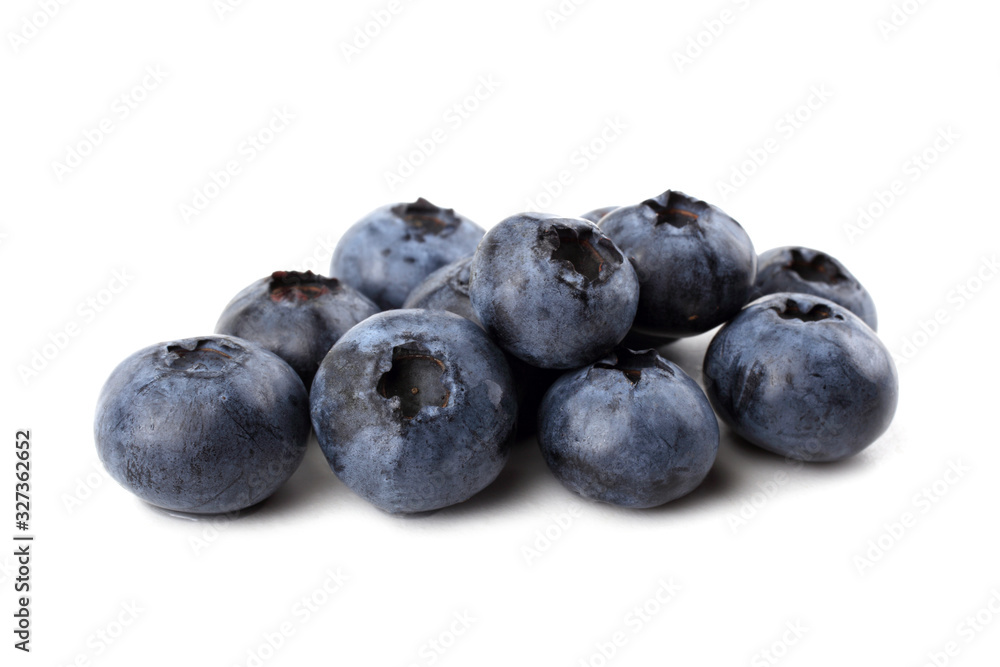 Blueberries isolated on white Blueberries isolated on white