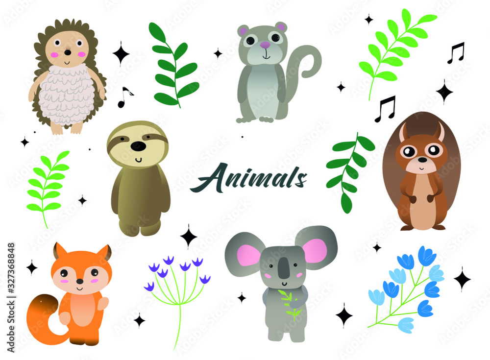 Obraz premium music and animals 