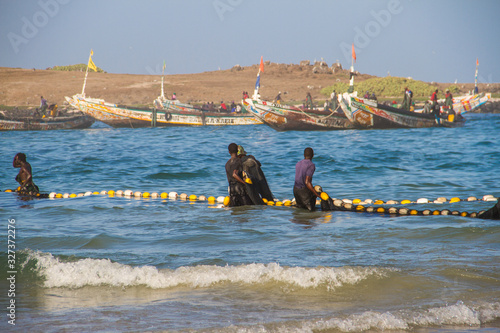 Senegalese traditional fisherman 