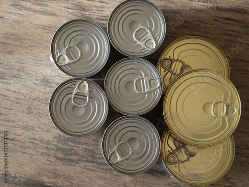 Metal, large food cans with extended shelf-life