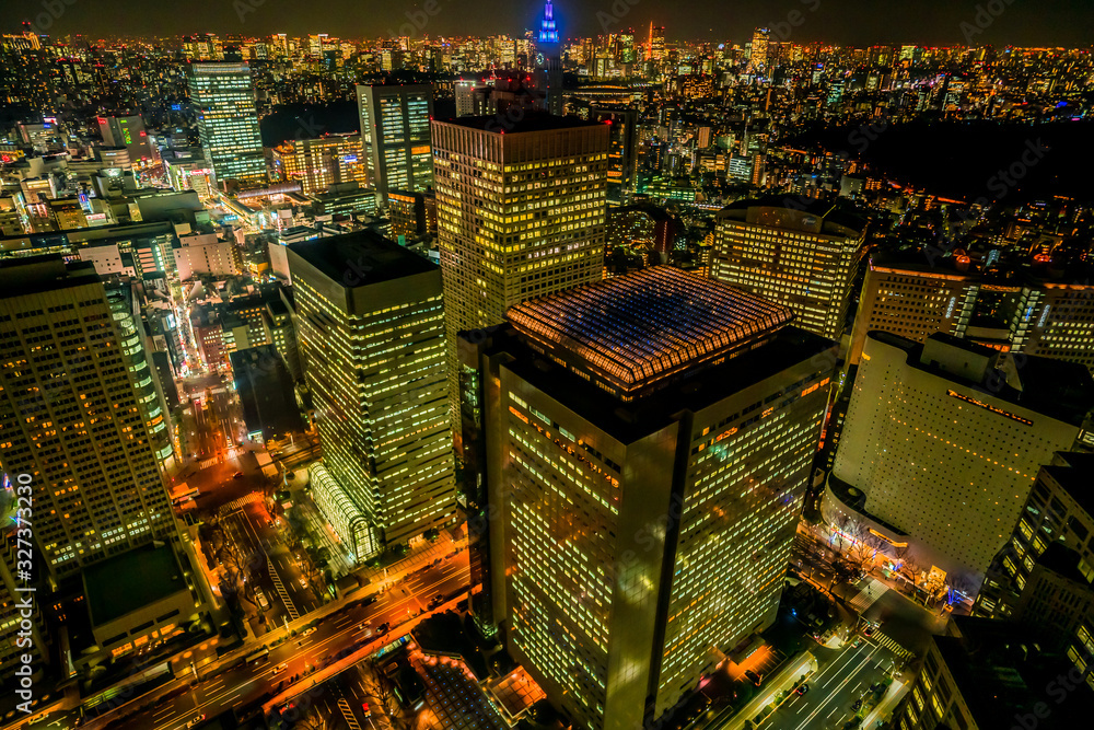 東京 新宿 都庁から見た夜景 ~Night View of Tokyo Shinjuku~	