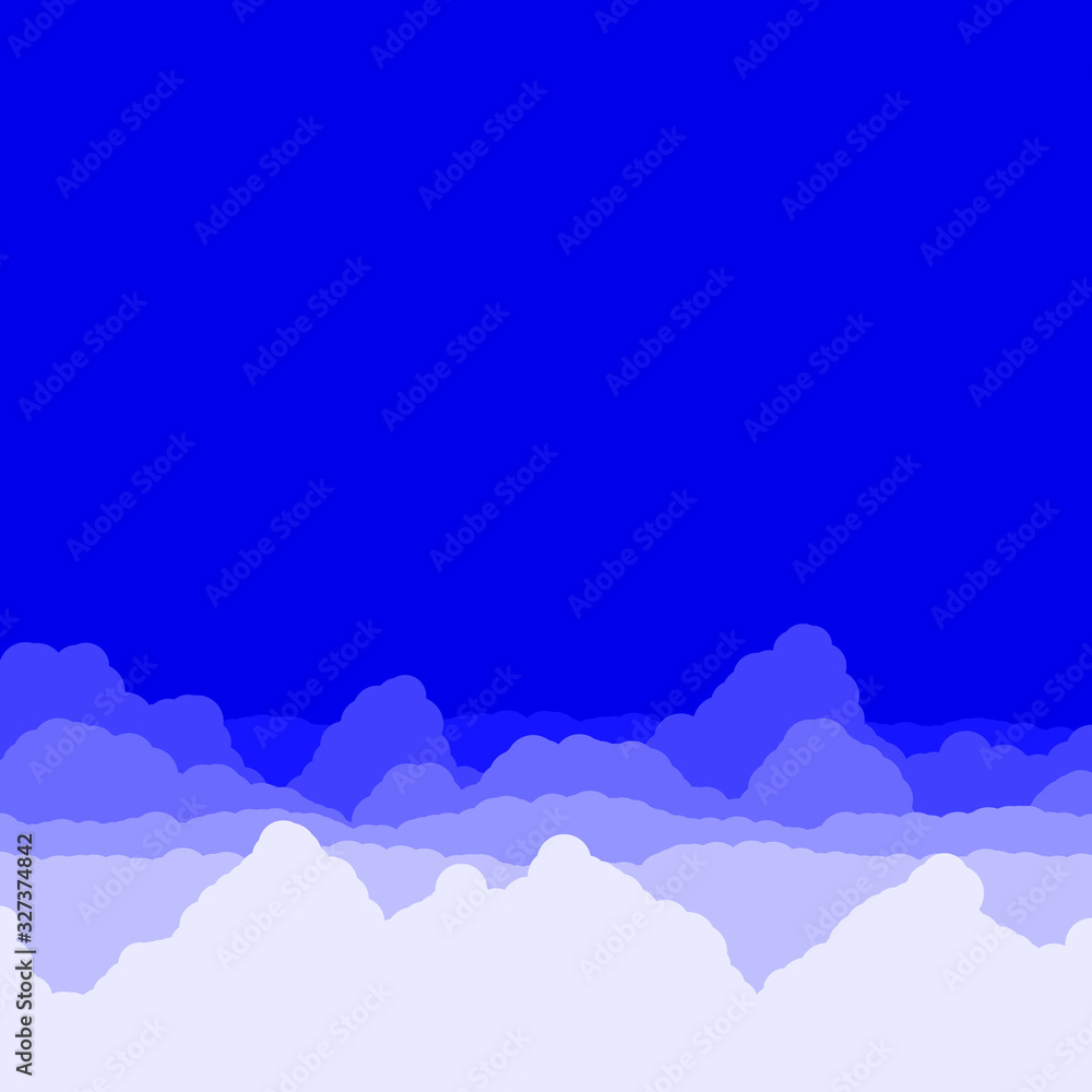 Abstract Color Clouds Sky Generative Art background illustration Abstract Color Clouds Sky Generative Art background illustration