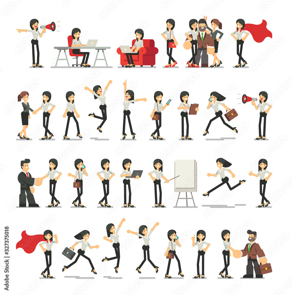 Vector character design Vector character design