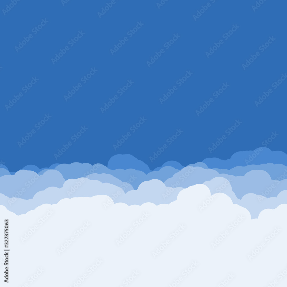 Abstract Color Clouds Sky Generative Art background illustration Abstract Color Clouds Sky Generative Art background illustration