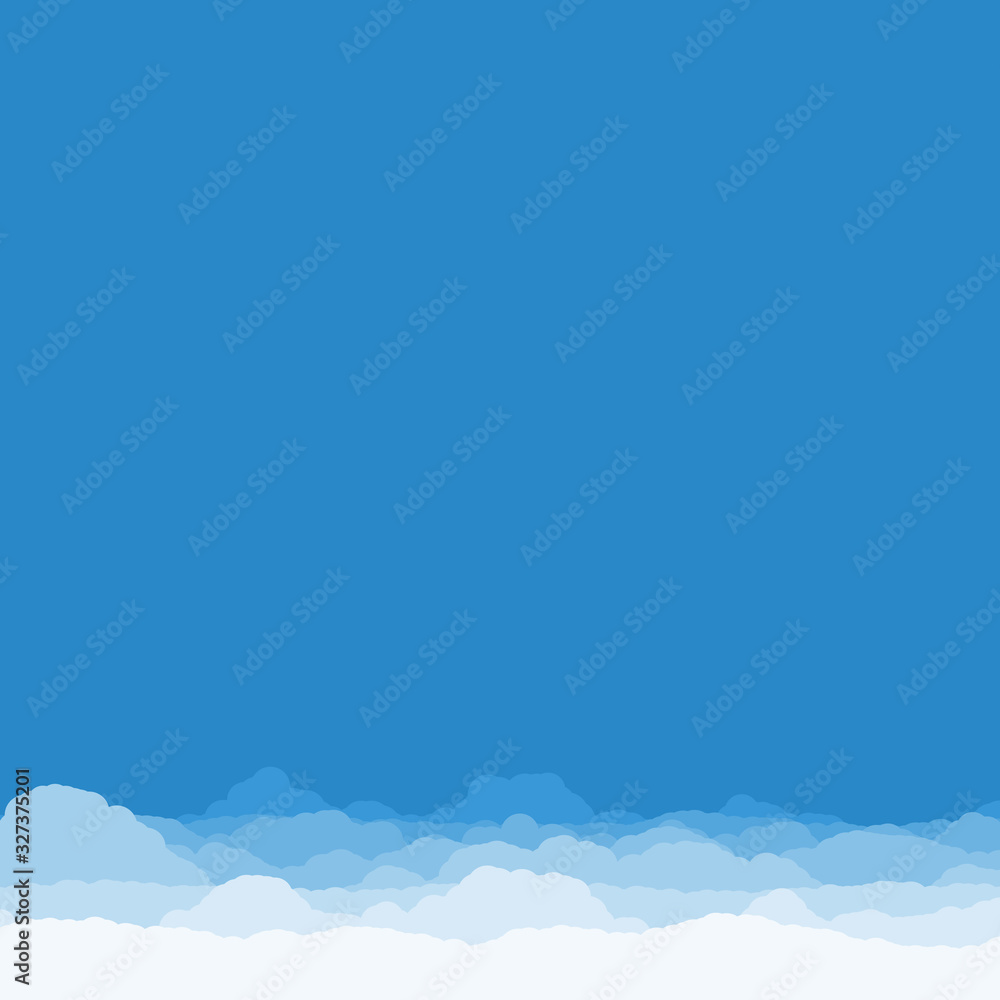 Abstract Color Clouds Sky Generative Art background illustration Abstract Color Clouds Sky Generative Art background illustration