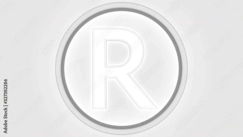 South African rand symbol in ring, eclipse lighting. Economic report or forex related intro 3D animation South African rand symbol in ring, eclipse lighting. Economic report or forex related intro 3D animation