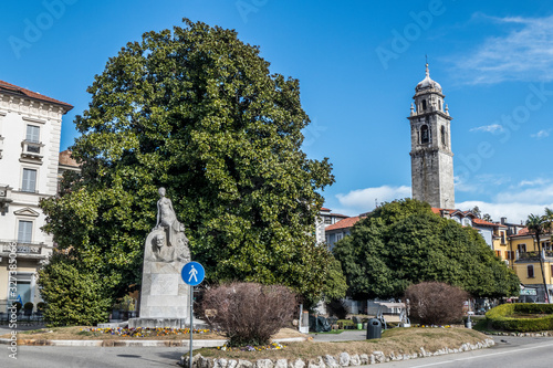 Central square of Pallanza photo