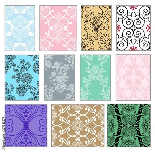 collection of decorative patterns