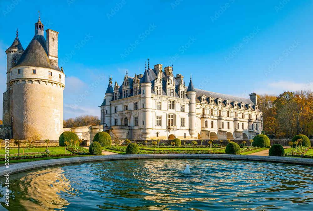 Fototapeta premium The Loire Valley, castles, landscapes and nature